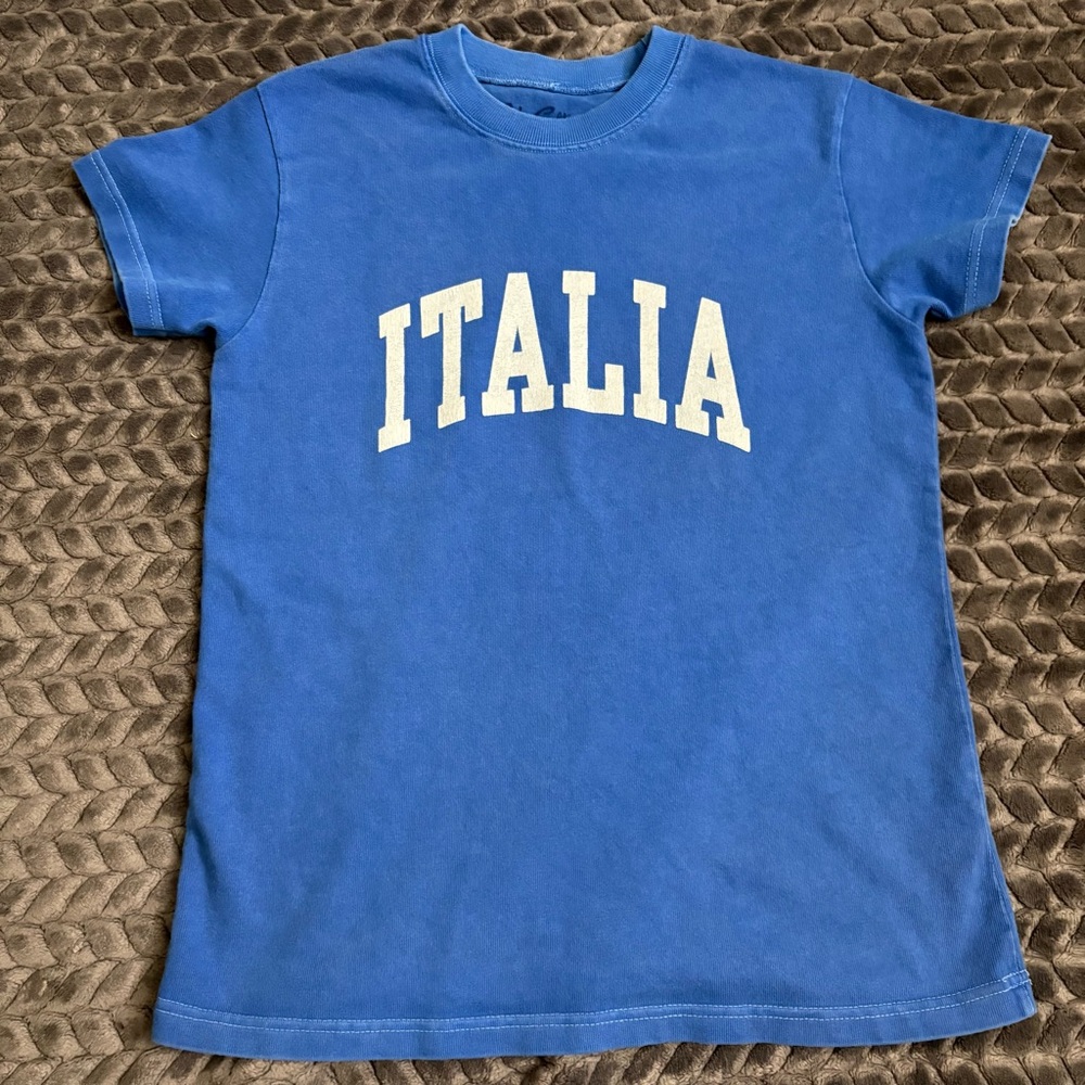 john galt Italia tee shirt in blue (brandy Melville)